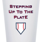 Stepping Up to the Plate 16 oz. Frosted Pint Glass (4 Pack) view 1